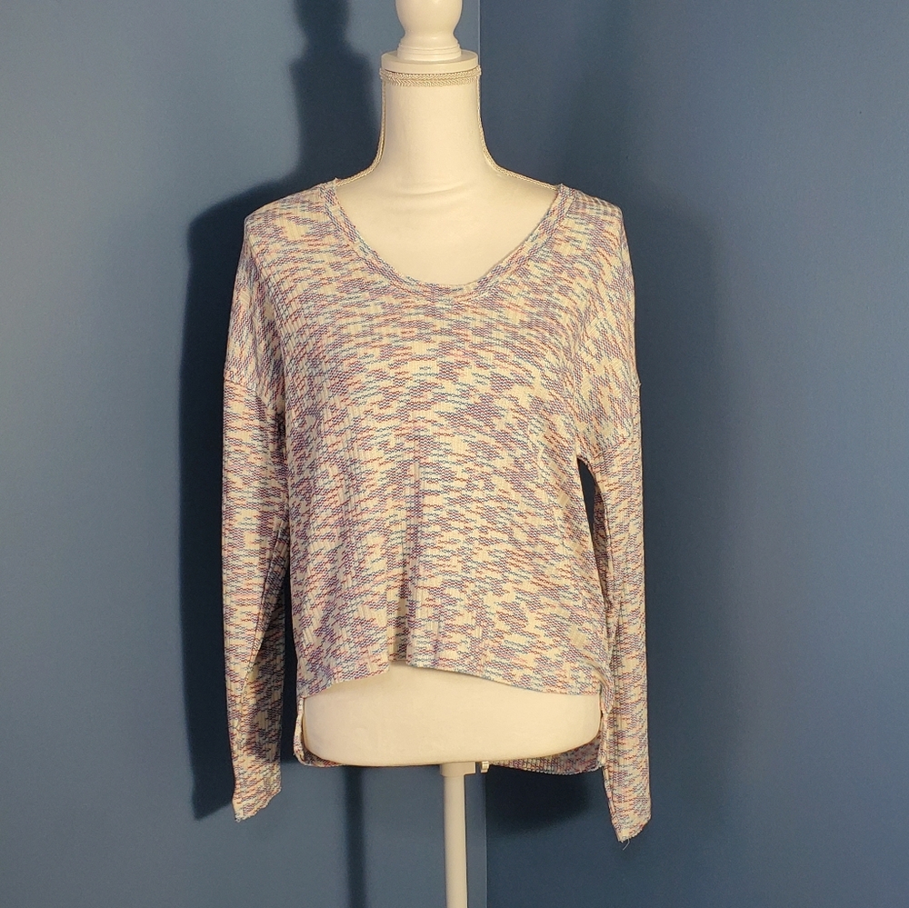 CODE X MODE Space Dye V-neck Sweater S